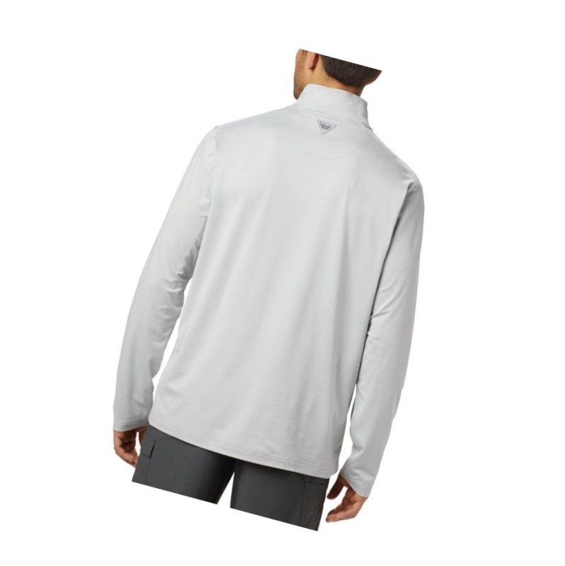 Pánské Pulovr Columbia PFG Slack Tide 1/4 Zip Šedé | SNPA-23089