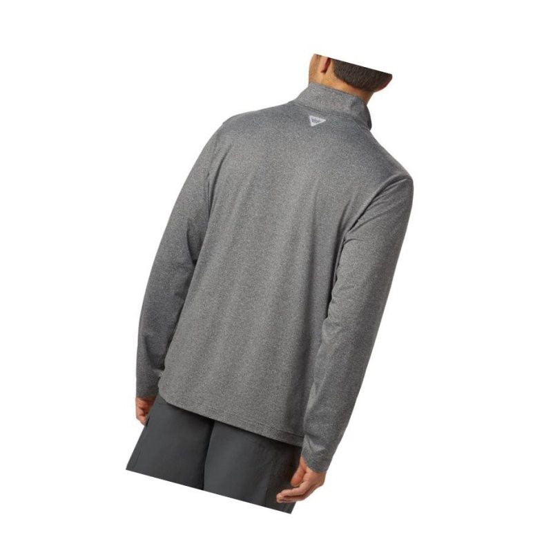 Pánské Pulovr Columbia PFG Slack Tide 1/4 Zip Černé | JHIV-39815