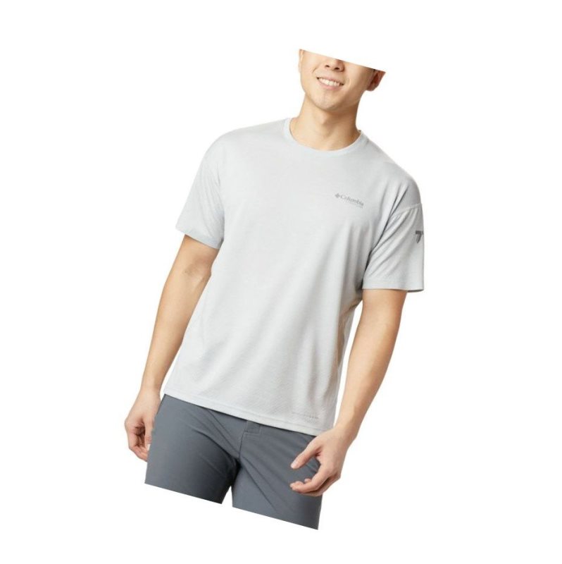 Pánské Tričko Columbia Irico Knit Short Sleeve Crew Šedé | VXTF-49506