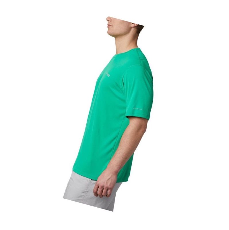 Pánské Tričko Columbia PFG Zero Rules Short Sleeve Světle Zelene | LIME-17689