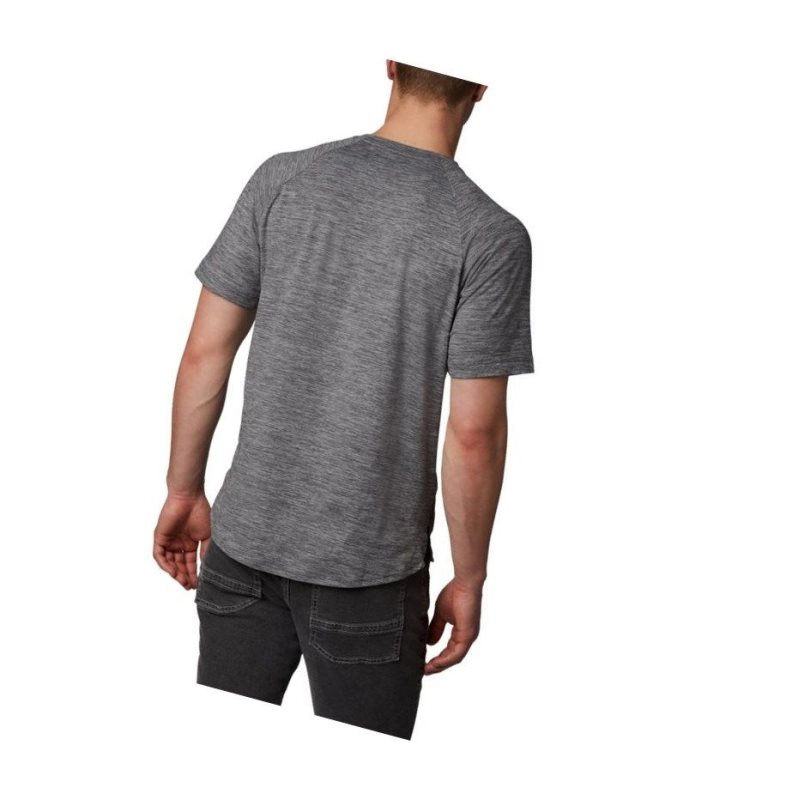 Pánské Tričko Columbia Tech Trail II Short Sleeve Crew Šedé | VQMY-32695