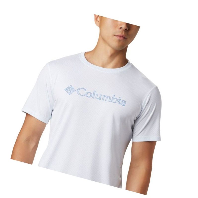 Pánské Tričko Columbia Zero Rules Short Sleeve Graphic Bílé | PUZL-93046