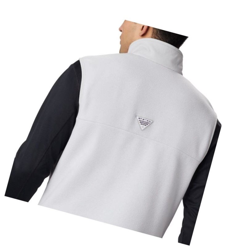 Pánské Vesta Columbia M Harborside II Fleece Šedé | MDHQ-12093